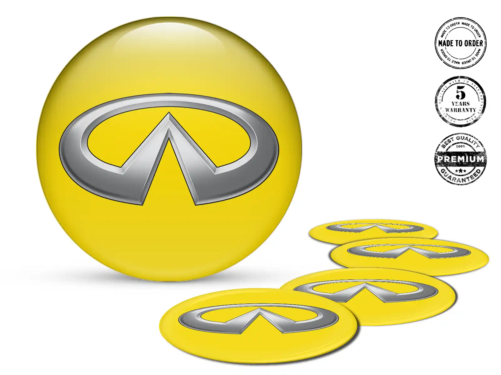 Infiniti Édition Autocollants Bombés Décalques Jante